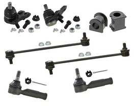 Front End Kit Lower Ball Joints For Toyota Corolla XLE Tie Rods Sway Bar Link  - £101.50 GBP