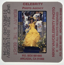 Vintage 1994 Belle Beauty &amp; the Beast Celebrity Color Photo Transparency Slide - $9.49