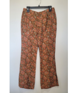 Oilily Floral Rose Psychedellic Boho Hippie Colorful pants 40 - $52.06 CAD