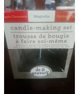 Do It Yourself Candle- Making Set Apple Cinnamon Magnolia Apricot Citrus - £9.96 GBP