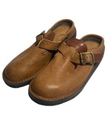Courteney Women&#39;s Leather Slip On Mules Brown 7.5 - €20,45 EUR