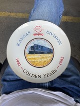 Vintage MO- PAC COLLECTOR&#39;S PLATE KANSAS DIVISION GOLDEN YEARS 1981 1982 - $49.50