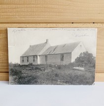 Sweden Brev-Kort Farmhouse Graveyard Antique Postcard 1914 3.5 x 5.5 - $26.49