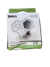 Genuine OEM Dell Printer Ink Cartridge Black 21 Series Y498D New Sealed ... - $18.13