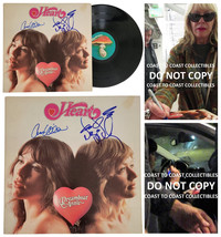 Nancy Wilson &amp; Ann Wilson Signed Heart Dreamboat Annie Album Proof COA Autograph - £520.52 GBP