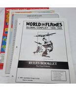 World In Flames The Final Edition Board Game Rulebook And Extras - €29,74 EUR