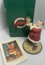 Hallmark The Heirloom Santa Collection Starting Out 6" Vintage Figurine 1990 - £16.81 GBP