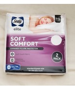 Sealy Elite Soft Comfort Zipped Pillow Protector 2 Pack New See Description - $169.30 MXN