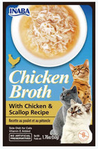 Inaba Chicken Broth Cat Side Dish: Chicken &amp; Scallop Recipe - £3.12 GBP