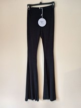 NWT! Womens Size 2 Princess Polly Black Pull On Wide Leg Pants - Jersey Knit - £15.67 GBP