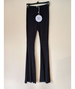 NWT! Womens Size 2 Princess Polly Black Pull On Wide Leg Pants - Jersey Knit - $19.65