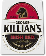 Killians Irish Red Beer Logo 1864 Distressed Retro Wall Decor Metal Tin ... - $11.95