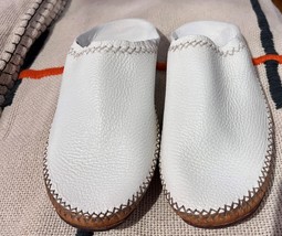 Men Moroccan Slipper in White, men white slippers,  white babouche slippers - £44.99 GBP