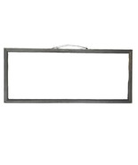 Silver Painted Wood Picture Frame for ~12x30 - £161.21 GBP