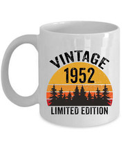 Vintage 1952 Coffee Mug 11oz Limited Edition 71 Years Old 71th Birthday Cup Gift - £11.69 GBP