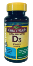 Nature Made Vitamin D3 5000 IU 90 softgels Free US Ship 8/2025 FRESH! - $9.99