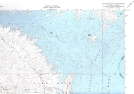 Boulder Beach, Nevada-Arizona 1970 Vintage USGS Map 7.5 Quadrangle Topog... - $23.99