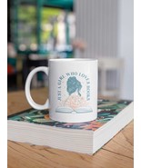 Just a Girl Who Loves Books Mug Book Lover Coffee Cup Literary Gift for ... - $9.41 CAD
