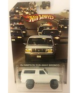 OJ Simpson  &#39;85 FORD BRONCO CUSTOM Hot Wheels w/Real Riders Rubber Wheels - $114.28
