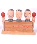 Vintage Barber Shop Quartet Corkscrew Bar Set Wood Bottle Opener-Distressed - $42.06
