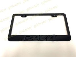 3D (Black) RAV4 Emblem Badge Black Powder Coated Metal Steel License Pla... - £18.81 GBP