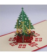 Select Pack: Single - 3D Christmas Tree Greeting Cards Memories Treasure... - $41.11 CAD