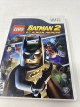 LEGO Batman 2: DC Super Heroes (Nintendo Wii, 2012) Complete &amp; Tested - £5.49 GBP