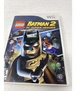 LEGO Batman 2: DC Super Heroes (Nintendo Wii, 2012) Complete &amp; Tested - £5.42 GBP