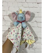 Disney Baby DUMBO Blue Elephant Security Blanket Lovey Plush Infant Vintage - $342.12 MXN