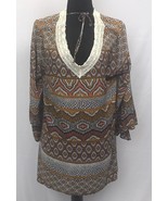 CATO Large Women&#39;s Shirt Top Muli Color 3/4 Sleeves With Lace Neckline L... - €10,04 EUR