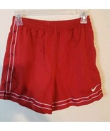 Nike Dri Fit Shorts Youth Boys Size L Large  Red Elastic Waist Soccer Te... - £7.61 GBP