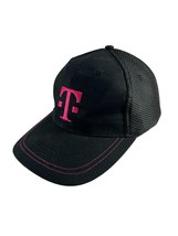 T Mobile Tuesdays Ball Cap Black Pink One Size Breathable Mesh Back Adjustable - £11.67 GBP