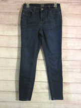 True Craft Jeans Teen&#39;s Women&#39;s Size 7 Mid Rise Skinny Leg Denim Blue Jeans - £10.37 GBP