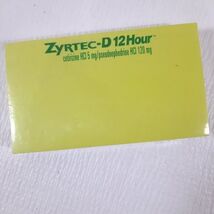 Zyrtec-D 12 hour Sticky Notepad paper memo note pad Pharma promo Pharmac... - $15.00