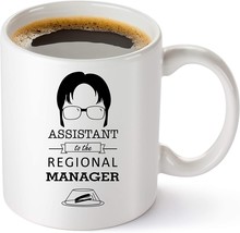 The Office Dwight Schrute Assistant To The Regional Manager Ceramic Coff... - £22.85 GBP