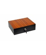 Brizard  &quot;Airflow&quot; Cigar Humidor - Sunrise Black and Rosewood (60/70 Cou... - $750.00