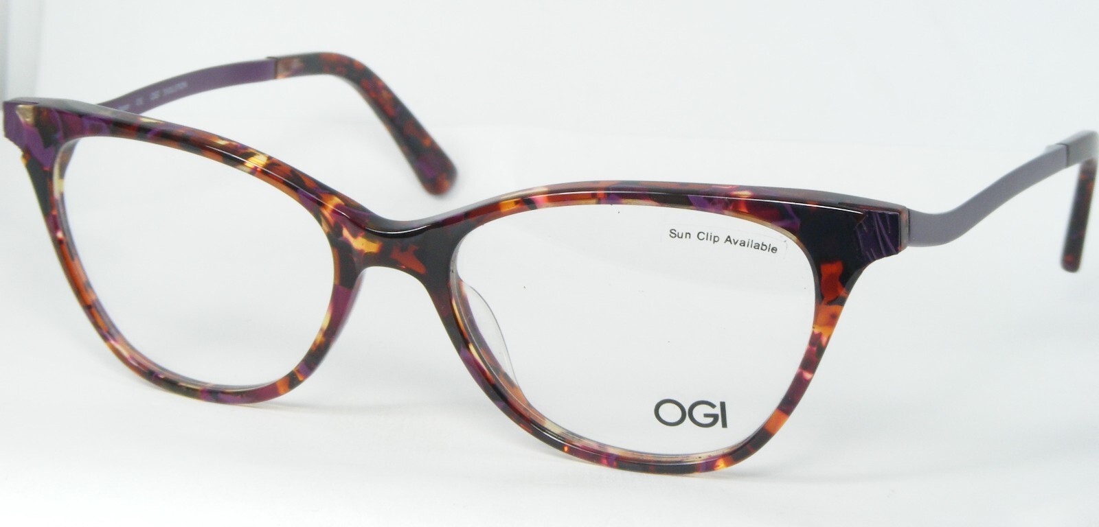 OGI Evolution 9222 1970 Violett Meadow Einzigartig Brille 53-17-140 Japan - $116.89