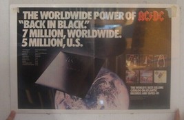 AC / DC Trade Poster Ad Back in Black ACDC AC \Dc-
show original title

Origi... - £141.37 GBP