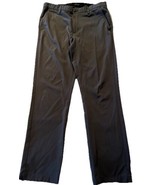 Greg Norman Pants Mens 34x31 Gray Stretch Shark Logo Performance Golf Go... - $20.31 CAD