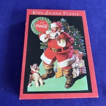Vintage Hallmark Coca-Cola Coke Christmas Santa Kids Jigsaw Puzzle 60 Pieces - £4.07 GBP