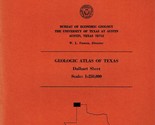 Geologic Atlas of Texas: Dalhart Sheet, Geologic Map - $12.89