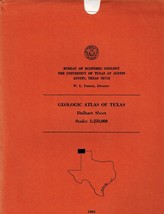 Geologic Atlas of Texas: Dalhart Sheet, Geologic Map - £10.30 GBP