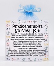 Physiotherapist Survival Kit - Fun Novelty Gift &amp; Card Alternative / Present / B - £6.46 GBP