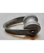 MW Porcelain Spool Insulator 3&quot; C-M 53-2 &amp; Steel A Metal Clamp Bracket N... - $13.99