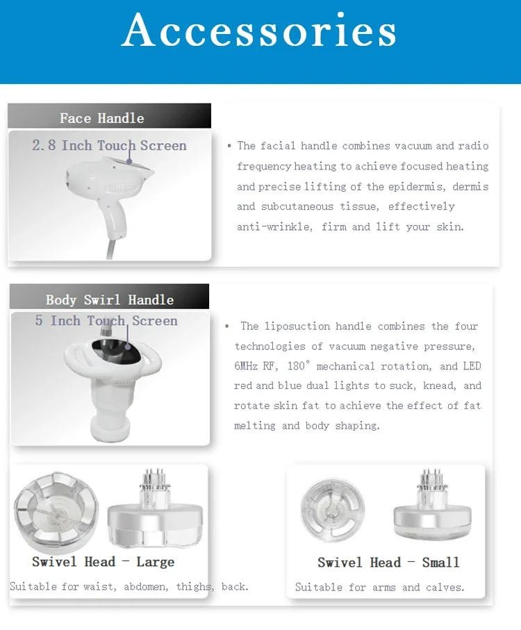 Shape Tactics 4-in-1 Vacuum RF & Roller Ball Machine Item image 9
