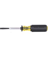 Klein Tools 6024K Slotted Screw-Holding Screwdriver, 1/4-Inch, Grip Handle - £27.23 GBP