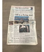 DENVER POST March 1 1995 Off to a Flying Start: Opening of Denver Intern... - €26,24 EUR