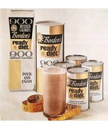 1962 Borden&#39;s Ready Diet Drink Weight Loss Advertisement Milk And Ice Cr... - $367.32 MXN