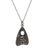 Ouija Necklace Pendant 18&quot; Chain 925 Silver All Seeing Eye Spiritualist ... - £31.99 GBP