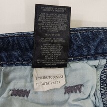 Most Wanted See Thru Soul Women's Blue Cropped Denim Jeans Size 27 (28×24) image 7